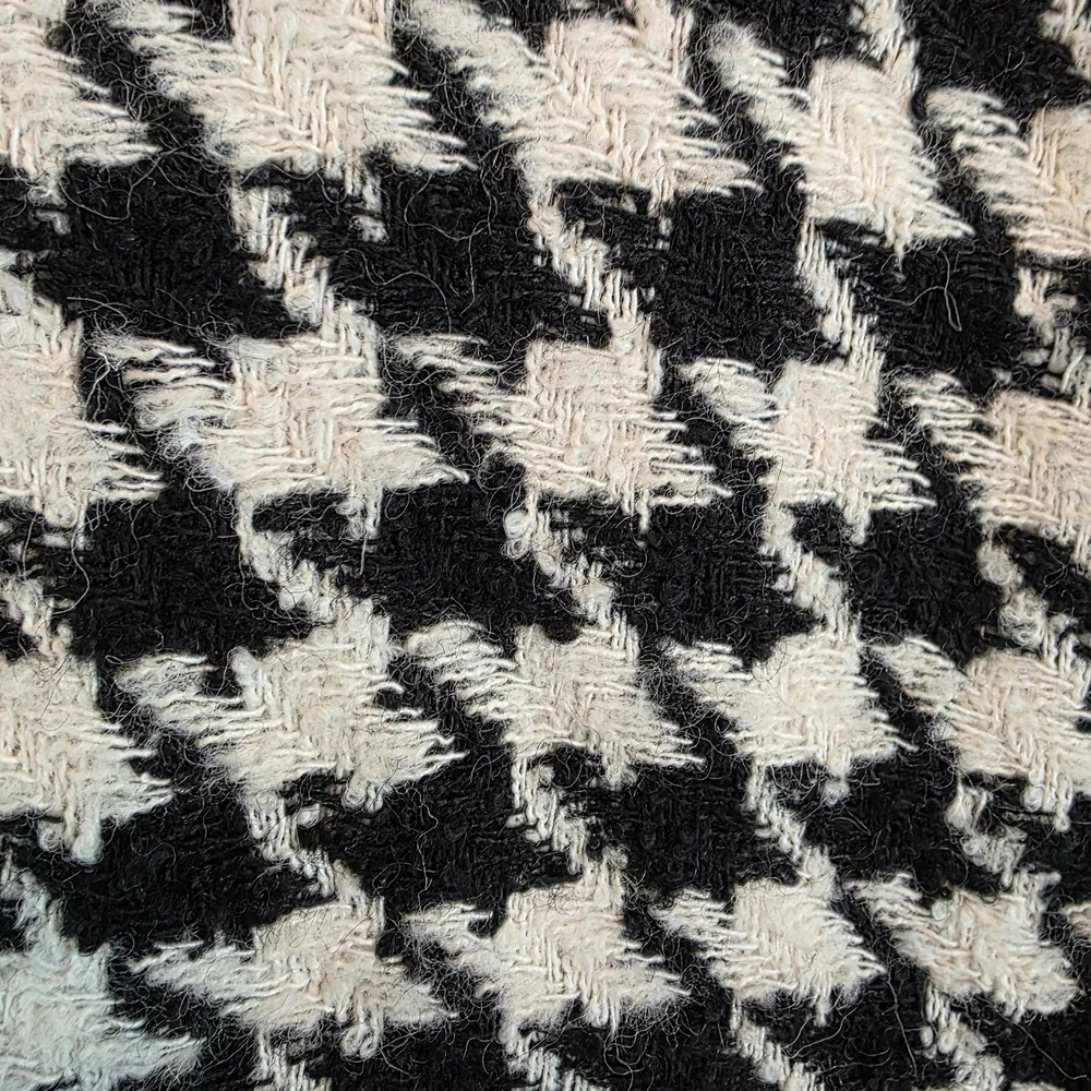 BlankNYC NWT Black And White Houndstooth Jacket Womens Size S - Picture 5 of 14